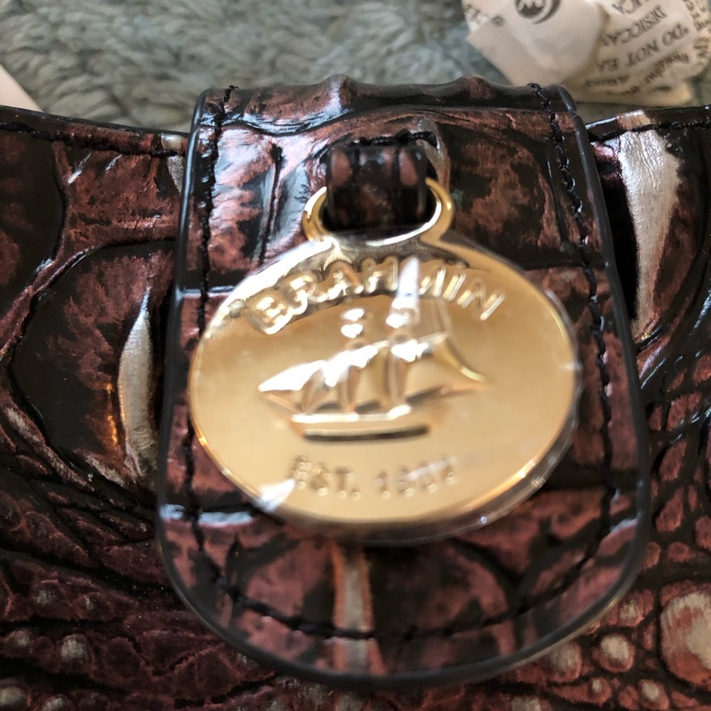 Brahmin Marley Plum Melbourne Crossbody Bag - NEW - Picture 4 of 7